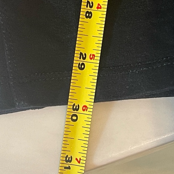 Nine West Black Pull-On Capri Pants PXL Stretch Waist Cropped Leggings - Picture 6 of 6